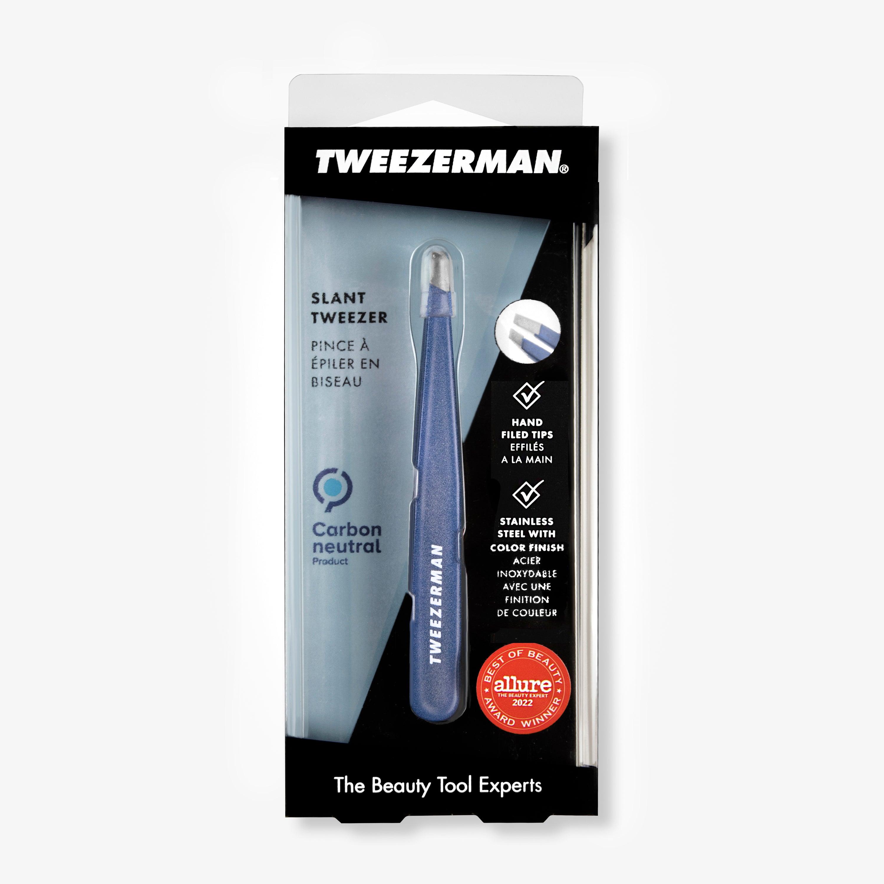 Tweezerman - Slant tweezer Granite sky - SerumGeeks