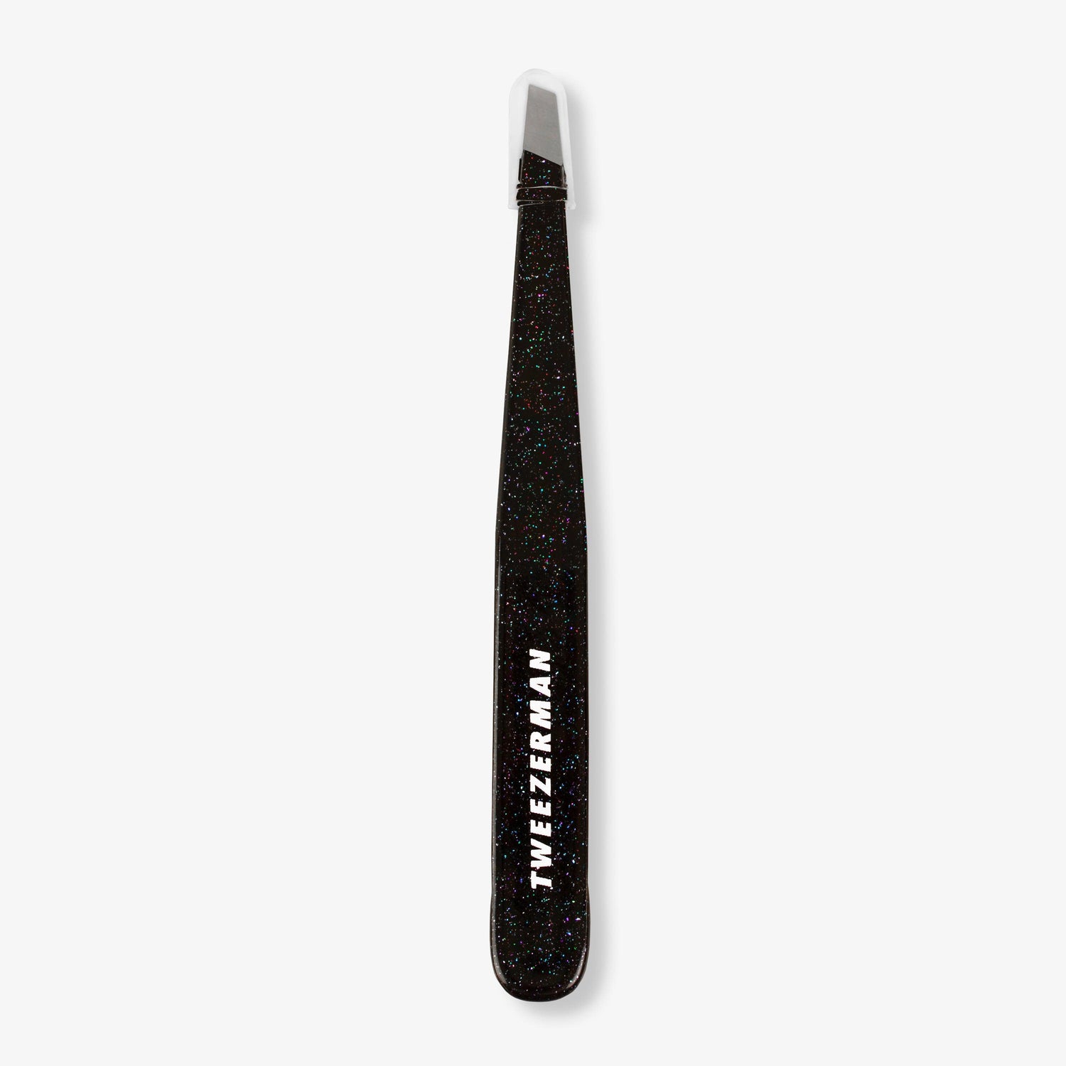 Tweezerman - Slant tweezer Sparkling Black - SerumGeeks
