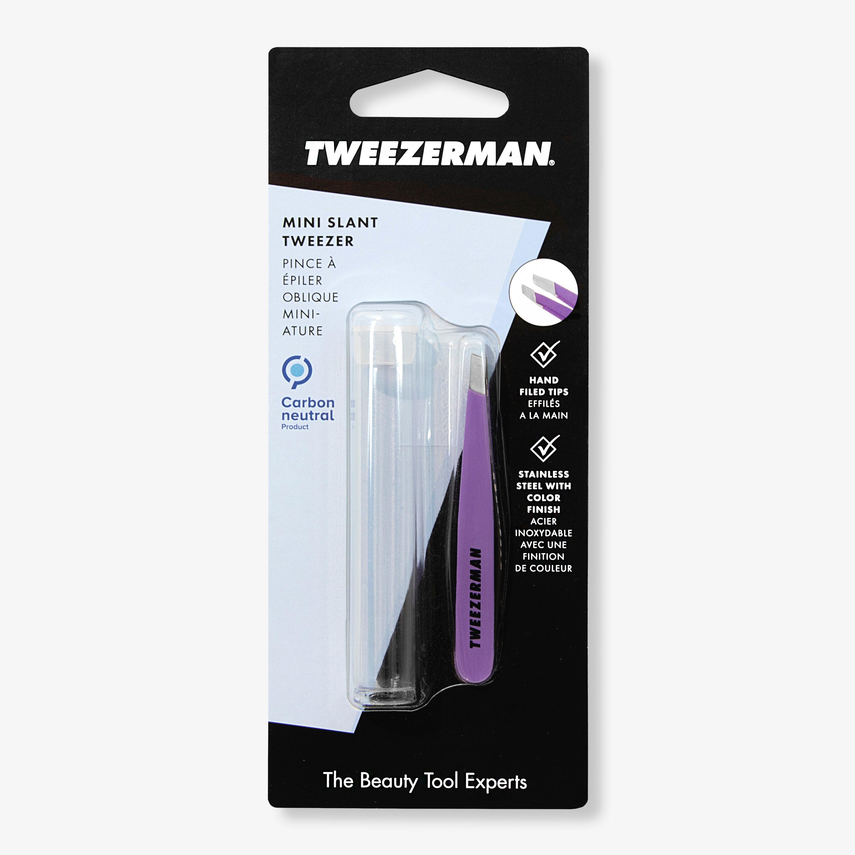 Tweezerman - Mini Slant tweezer Purple - SerumGeeks