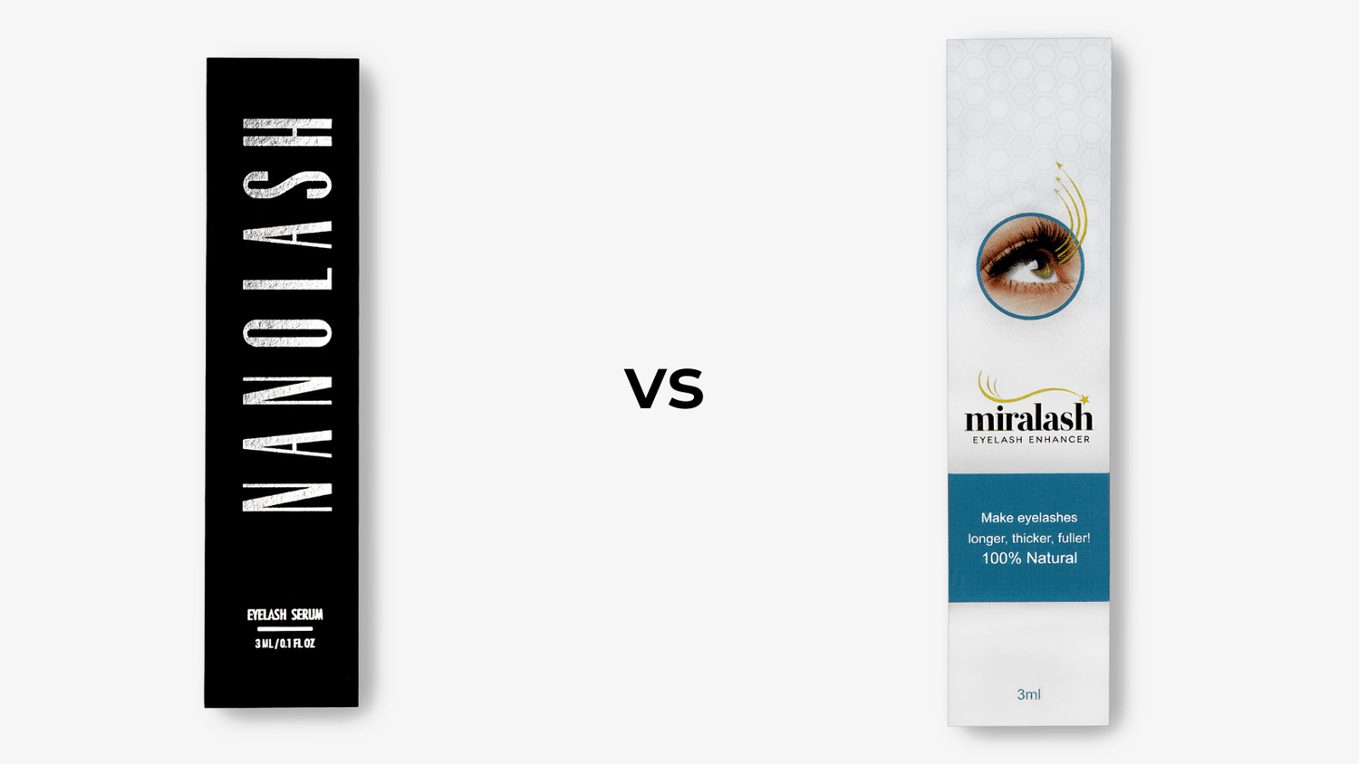 Miralash vs nanolash wimperserum - SerumGeeks