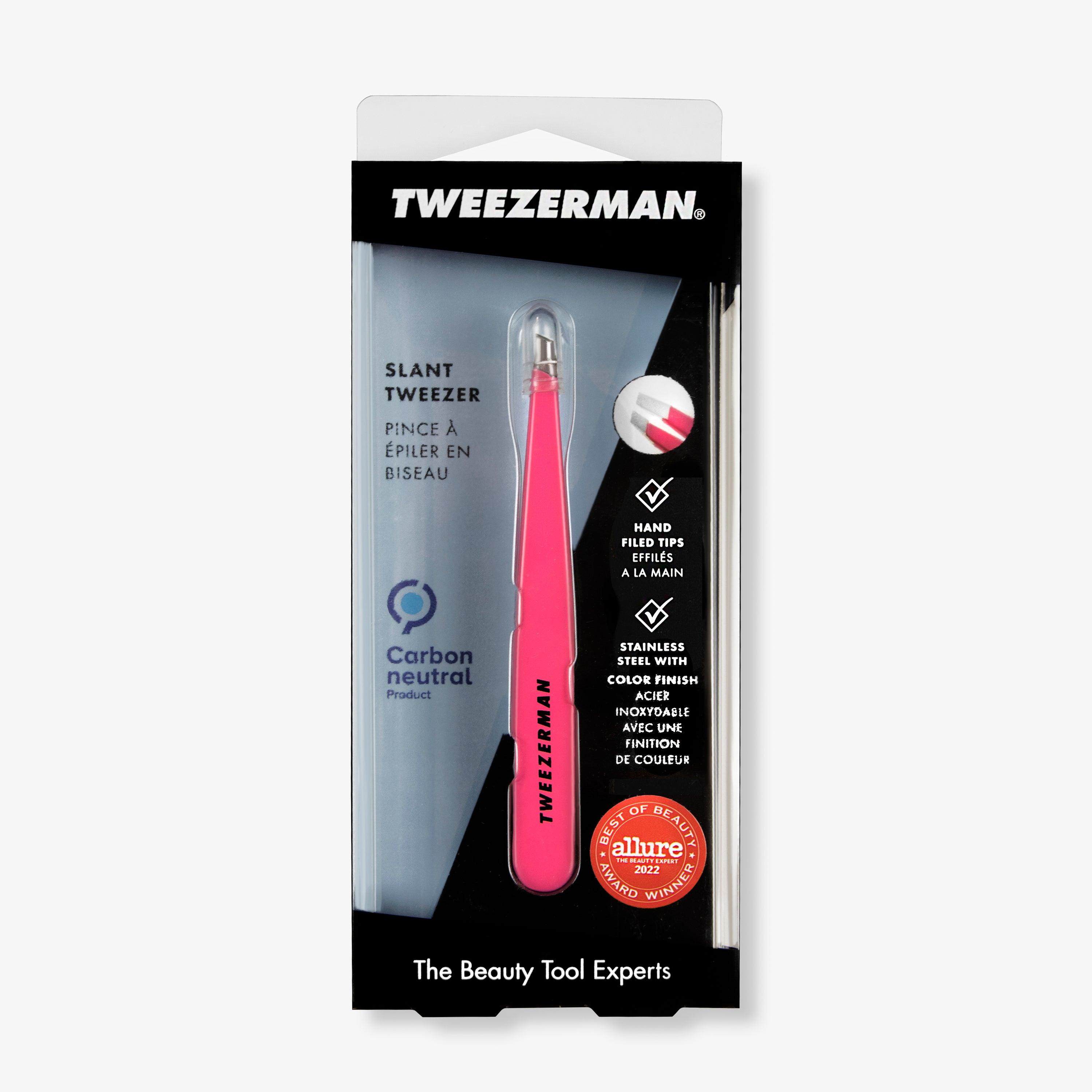 Tweezerman - Slant tweezer Pink - SerumGeeks