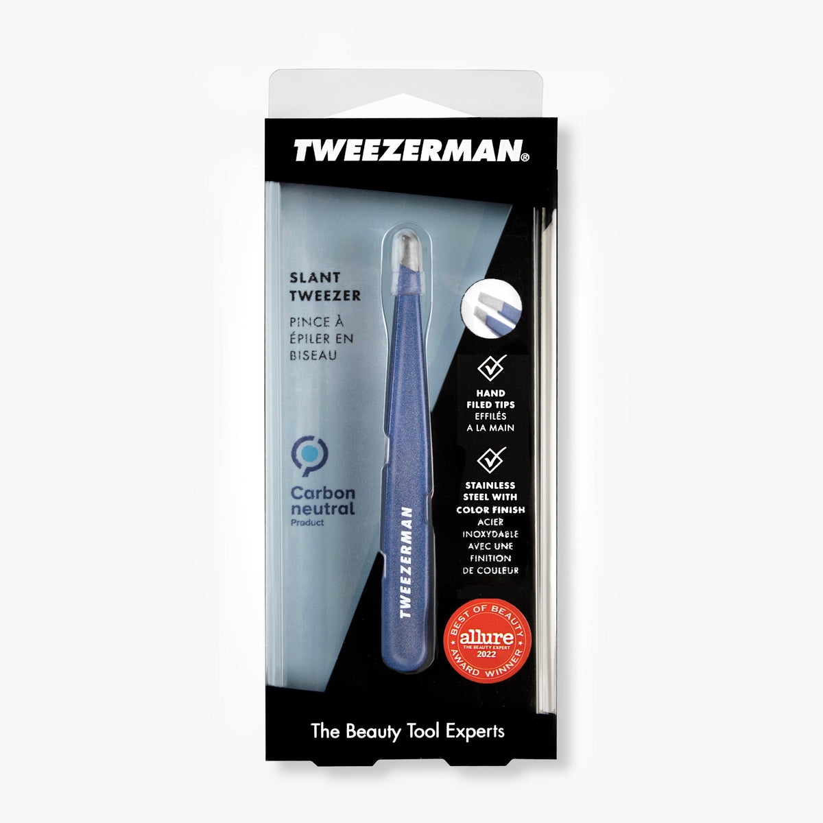 Tweezerman - Slant tweezer Granite sky - SerumGeeks