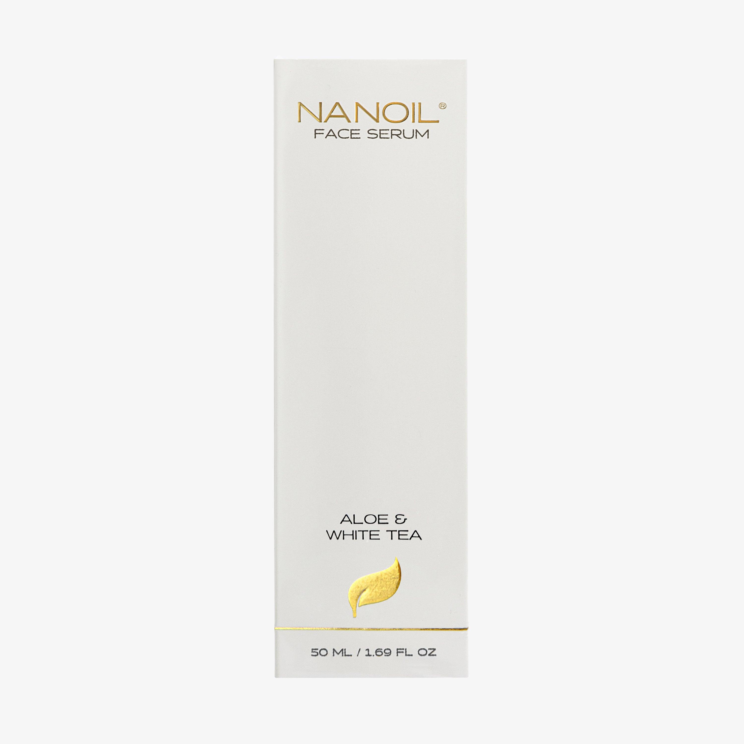 Nanoil aloe &amp; white tea face serum - SerumGeeks