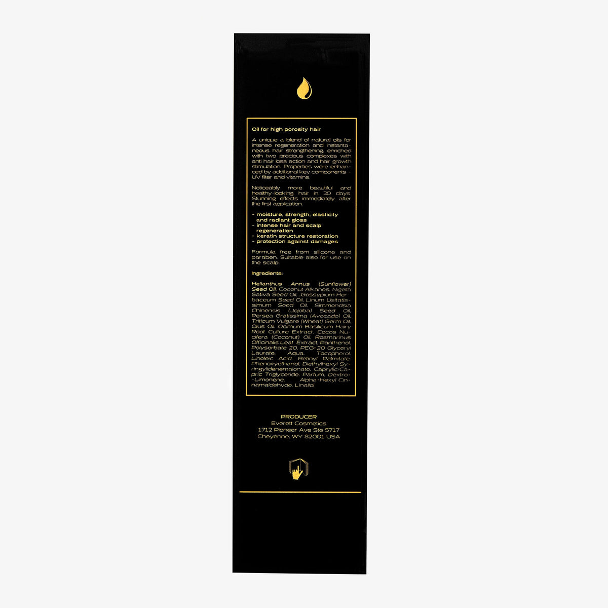 Nanoil high porosity hair oil - SerumGeeks